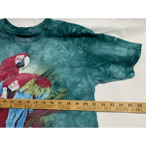 Macaw Mates Parrot T-Shirt L The Mountain Scarlet Parakeet Tropical Bird Graphic - Picture 3 of 7